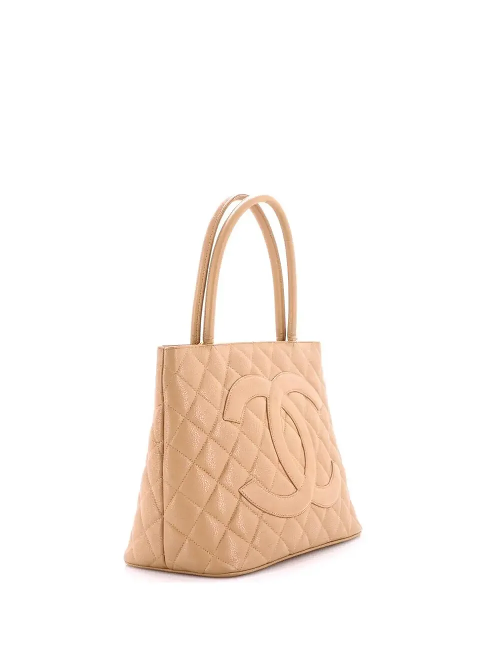 Chanel Medallion Tote Quilted Caviar #291400C22B